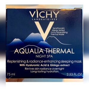 NIB Vichy Aqualia Thermal Night Spa Hyaluronic Acid Hydrating Sleep Mask Cream